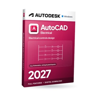Autodesk AutoCAD Electrical 2027 for Windows software box
