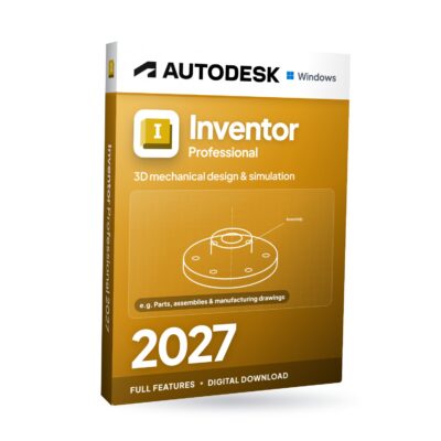 Autodesk Inventor Professional 2027 for Windows software box