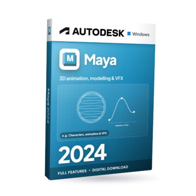 Autodesk Maya 2024 for Windows software box