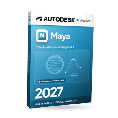 Autodesk Maya 2027 for Windows software box