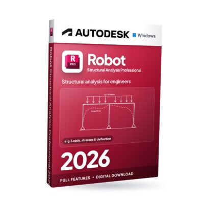 Autodesk Robot Structural Analysis Professional 2026 for Windows software box