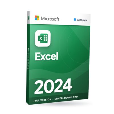 Microsoft Excel 2024 for Windows software box