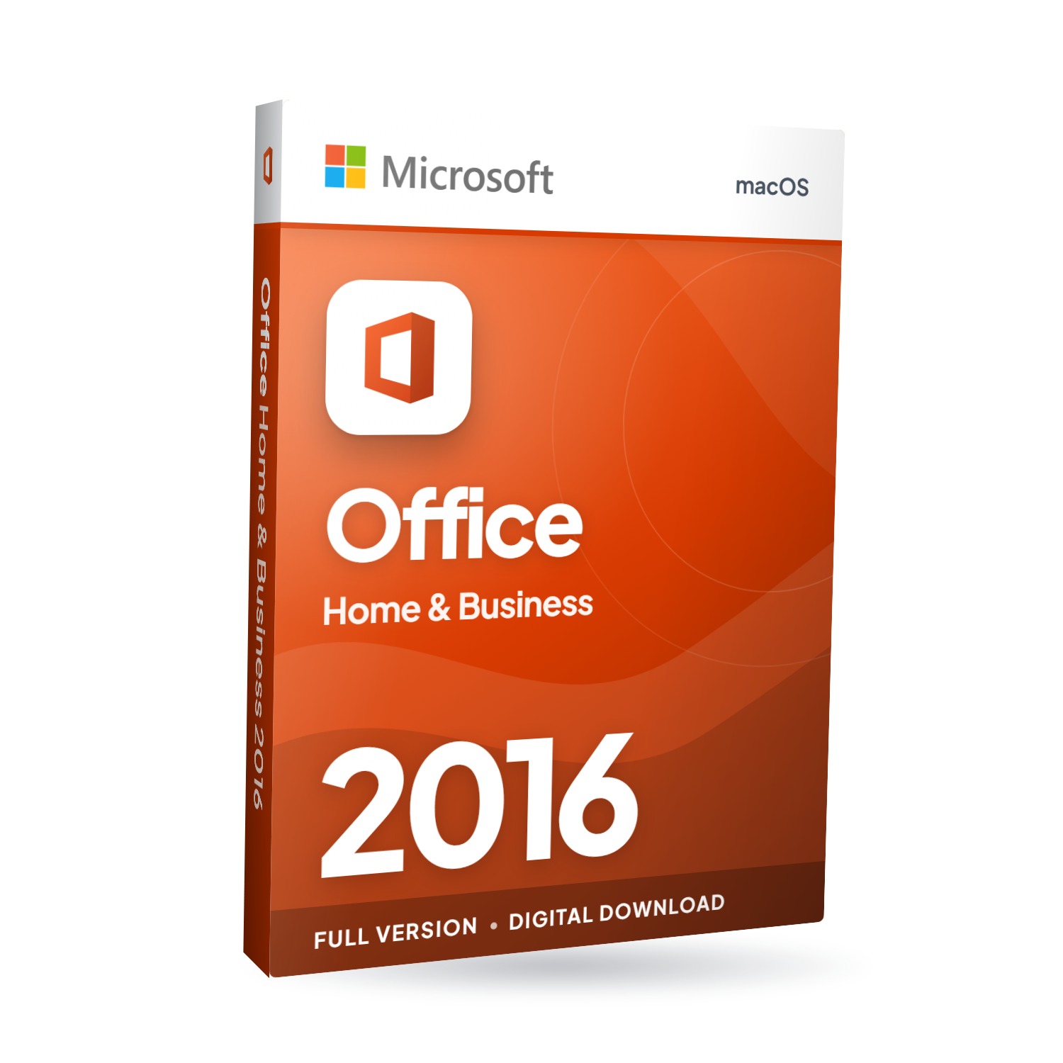 Microsoft Office Home and Business 2016 for Mac software box
